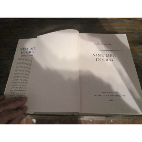 Nine Men in Gray by Chalres L. Dufour, 1963 Hardcover, Civil War Literature‎ - Picture 5 of 6